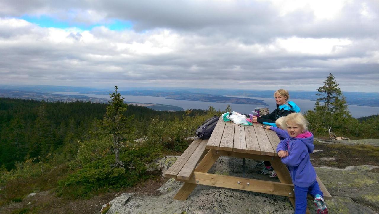 Idylliske Evjua Ved Mjosa Campsite Skreia