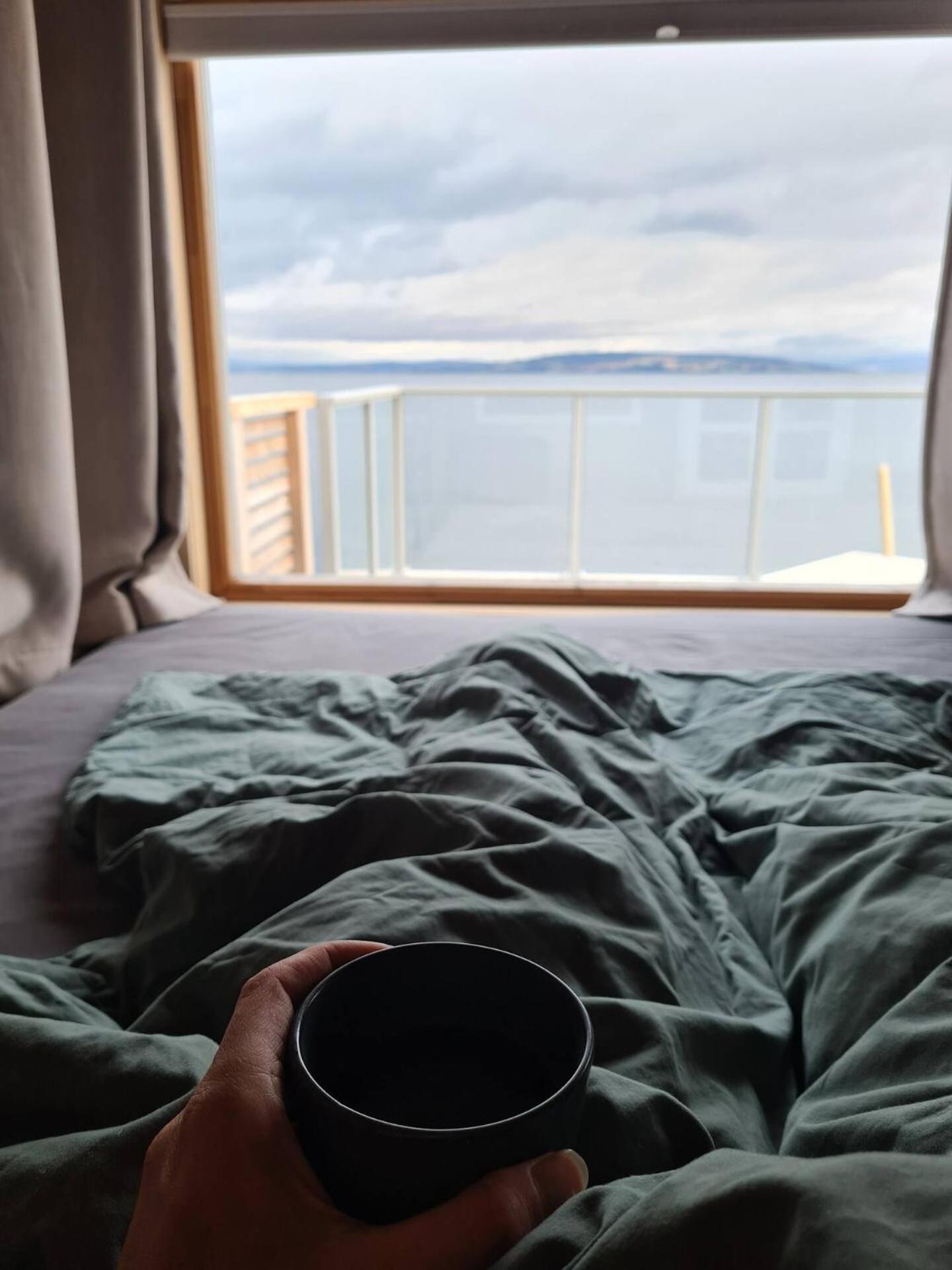 Idylliske Evjua Ved Mjosa Campsite Skreia